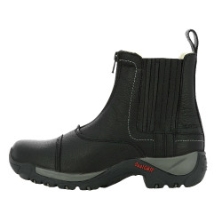 Botas de equitação inverno couro com lã