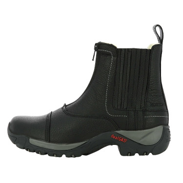 Botas de equitação inverno couro com lã