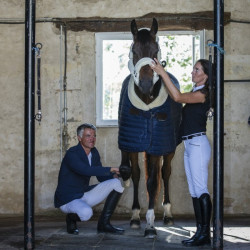 Casaco de competição Equithème Dublin Azul-marinho