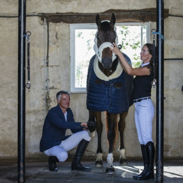 Casaco de competição Equithème Dublin Azul-marinho