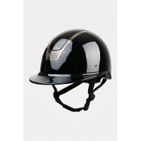 Capacete de equitação Zenith Crystal Gloss B Vertigo Preto