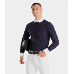 Aeris camisa de competição de equitação de mangas compridas para homem Horse Pilot