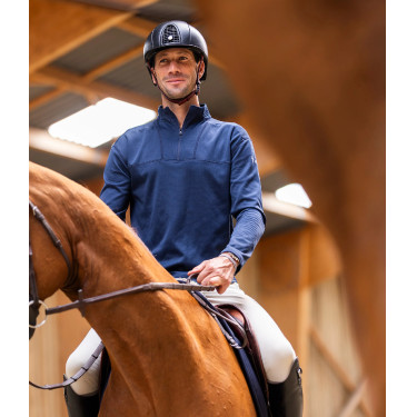 T-shirt térmico de equitação Horse Pilot masculino Marinho Azul-marinho T-shirt térmico de equitação Horse Pilot masculino Marinho Azul-marinho