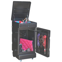 Baú de Transporte Vertical com Rodas La Gée Preto Baú de Transporte Vertical com Rodas La Gée Preto