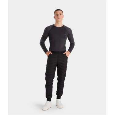 Calça sobreposta de equitação unissex Horse Pilot Preto