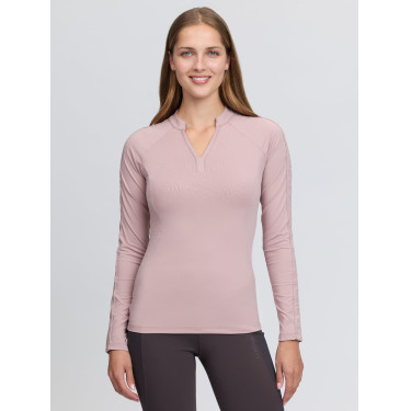 Camisola térmica de manga comprida Lisa LeMieux mulher Rosa selvagem Preto