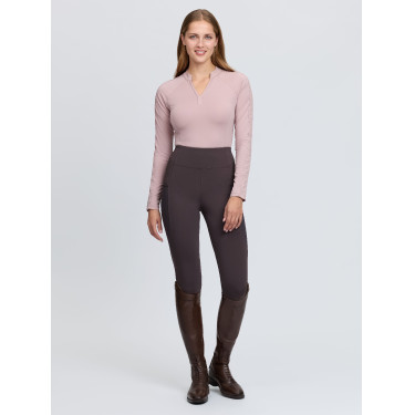 Camisola térmica de manga comprida Lisa LeMieux mulher Rosa selvagem Preto