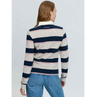 Camisola de Rugby Sloane com Riscas LeMieux mulher Camisola de Rugby Sloane com Riscas LeMieux mulher
