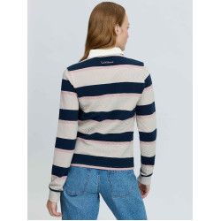 Camisola de Rugby Sloane com Riscas LeMieux mulher