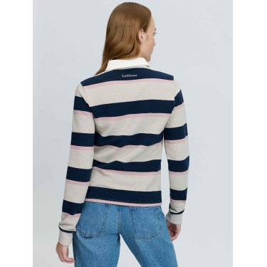 Camisola de Rugby Sloane com Riscas LeMieux mulher Camisola de Rugby Sloane com Riscas LeMieux mulher