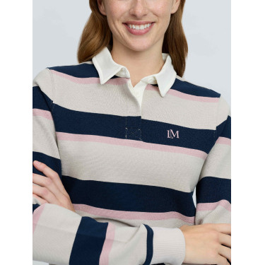 Camisola de Rugby Sloane com Riscas LeMieux mulher Camisola de Rugby Sloane com Riscas LeMieux mulher