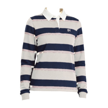 Camisola de Rugby Sloane com Riscas LeMieux mulher Camisola de Rugby Sloane com Riscas LeMieux mulher