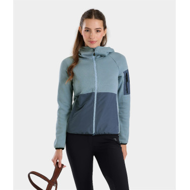 Casaco polar Pampa Horse Pilot feminino Ashley azul