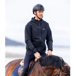 Casaco impermeável Raintech Horse Pilot masculino Azul grafite