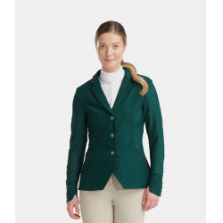 Casaco de competição Aeromesh Horse Pilot feminino Verde escuro Casaco de competição Aeromesh Horse Pilot feminino Verde escuro