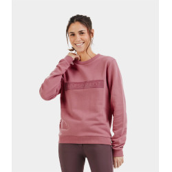 Sweatshirt Horse Pilot Team feminino Rosa mesa