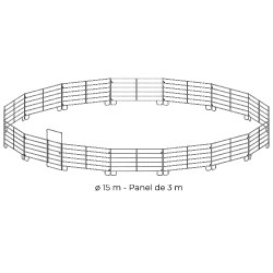 Painéis galvanizados em pack 3 m La Gée