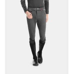 Calça X-Grip Horse Pilot homem Cinzento