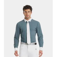 Camisa de competição Aerolight de mangas compridas para homem Horse Pilot Azul nublado