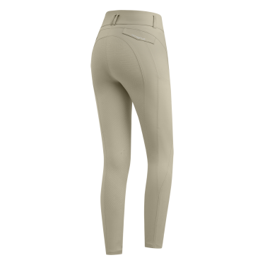 Calças de equitação ELT Comfort Ride Glam mulher Cinzento-bege