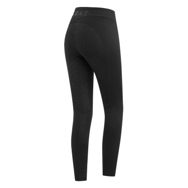 Legging de equitação térmico ELT Rica em fleece bouclé feminino Preto