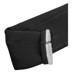 Legging de equitação térmico ELT Rica em fleece bouclé feminino Preto