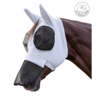 Máscara anti-moscas Waldhausen Puck proteção nasal Preto
