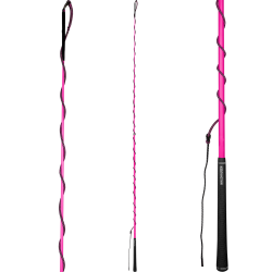 Chicote telescópico Waldhausen com cabo de golfe Neon rosa