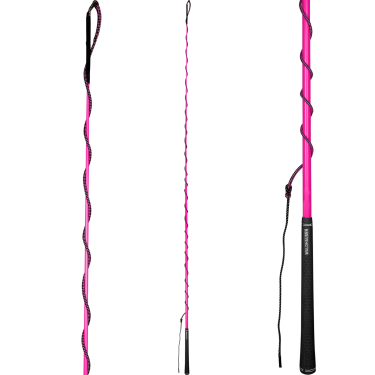 Chicote telescópico Waldhausen com cabo de golfe Neon rosa