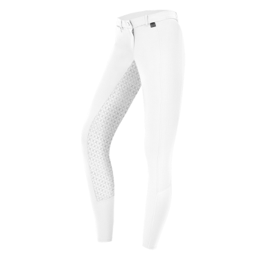 Calça de equitação ELT Micro Sport silicone Branco Calça de equitação ELT Micro Sport silicone Branco