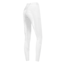Calça de equitação ELT Micro Sport silicone Branco Calça de equitação ELT Micro Sport silicone Branco