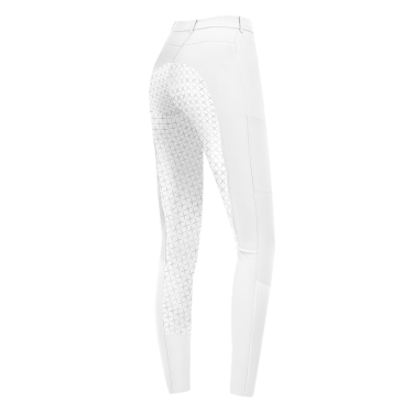 Calça de equitação ELT Micro Sport silicone Branco Calça de equitação ELT Micro Sport silicone Branco