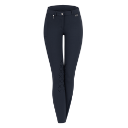 Calça de equitação ELT Micro grip nos joelhos Azul noturno
