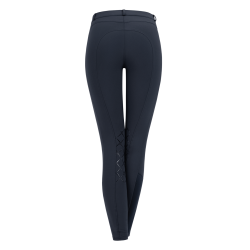 Calça de equitação ELT Micro grip nos joelhos Azul noturno