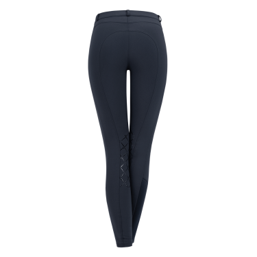 Calça de equitação ELT Micro grip nos joelhos Azul noturno