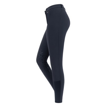 Calça de equitação ELT Micro grip nos joelhos Azul noturno