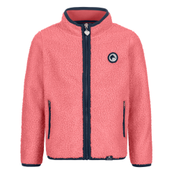 Casaco polar ELT Lucky Lana infantil Rosa vermelha / coração da sorte