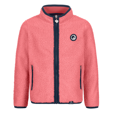 Casaco polar ELT Lucky Lana infantil Rosa vermelha / coração da sorte