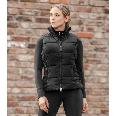 Colete leve sem mangas ELT inverno Oxford Preto