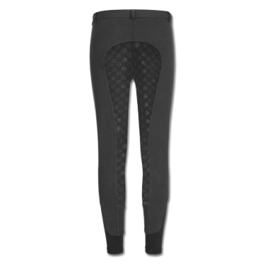 Calça de equitação térmica ELT Fun Sport com silicone infantil Preto Calça de equitação térmica ELT Fun Sport com silicone infantil Preto