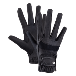 Luvas de equitação ELT Magnetize Preto