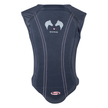 Protetor dorsal infantil equitação SWING P24 Lucky Flex