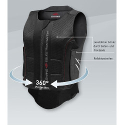 Colete de proteção equestre Swing P07 adulto flexível