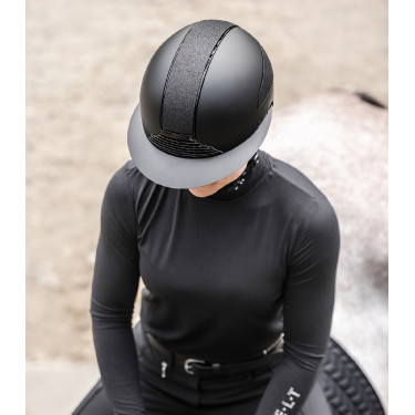 Capacete Swing H24 Lady shine Brilho preto, fosco