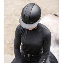 Capacete Swing H24 Lady shine Brilho preto, fosco