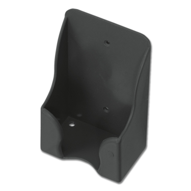Suporte de plástico Waldhausen para pedra de sal quadrada Preto