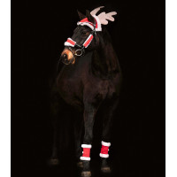 Conjunto de Natal Waldhausen cavalo Vermelho
