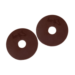 Anéis de embocadura Beris gel Castanho