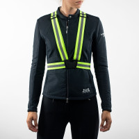 Colete ajustável com faixas refletoras Horze Rosa Colete ajustável com faixas refletoras Horze Rosa