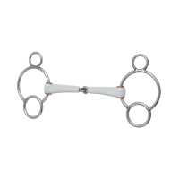 Mors 3 anéis Beris simples quebra Médio Branco
